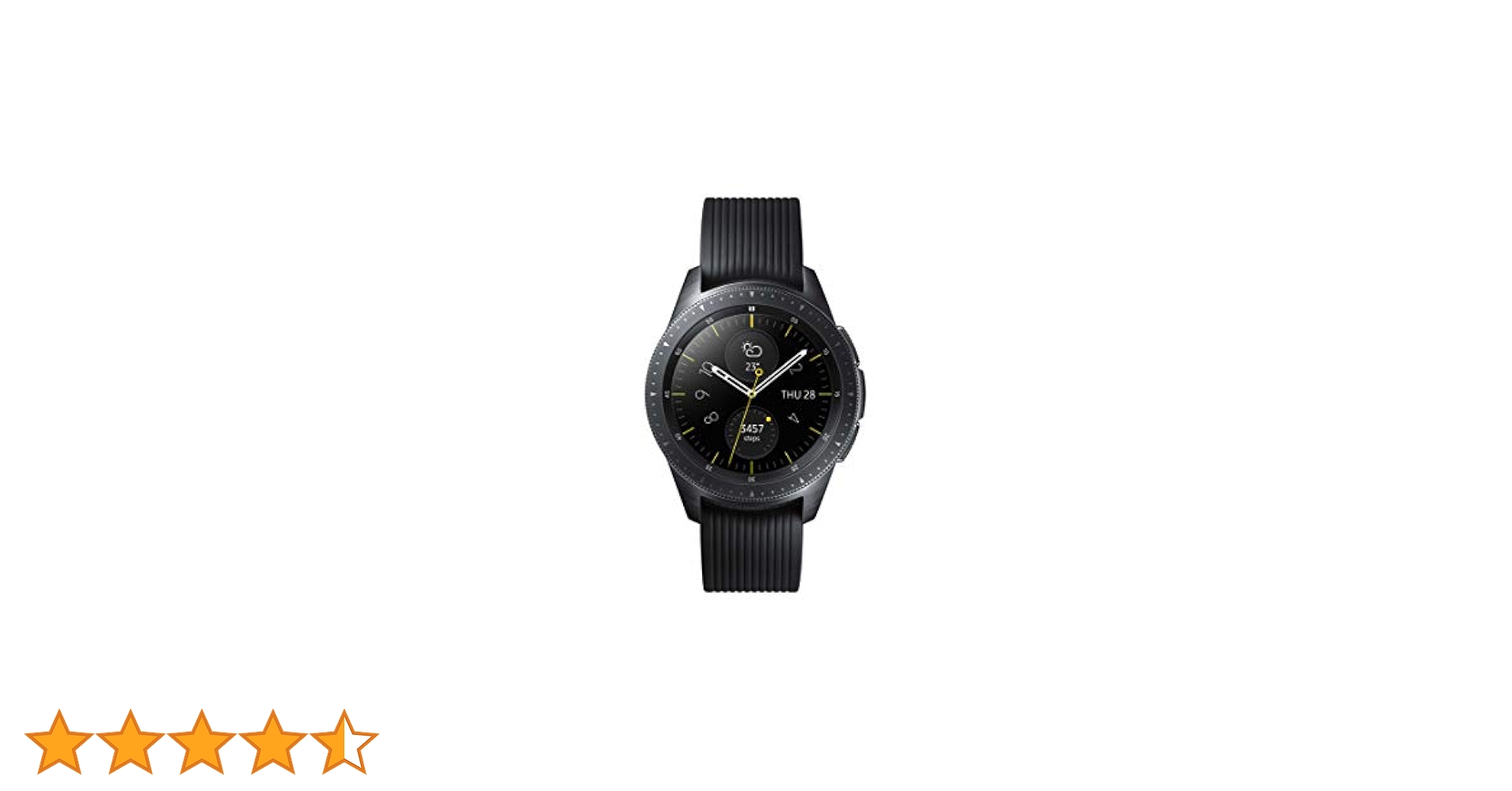 その他 SAMSUNG GALAXY WATCH 42MM MIDNIGHT BLACK Samsung Galaxy Watch 42MM (SM-R810NZKAXAC) - Black : Amazon